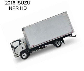 2016 ISUZU NPR HD