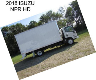 2018 ISUZU NPR HD