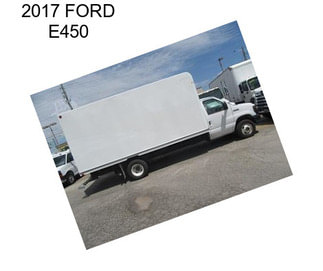 2017 FORD E450