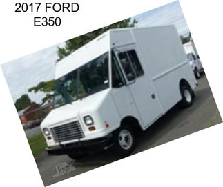 2017 FORD E350