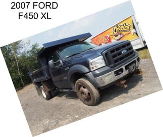 2007 FORD F450 XL