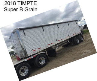 2018 TIMPTE Super B Grain