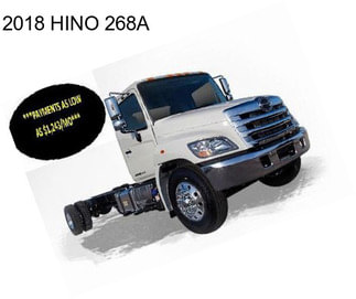 2018 HINO 268A