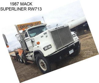 1987 MACK SUPERLINER RW713