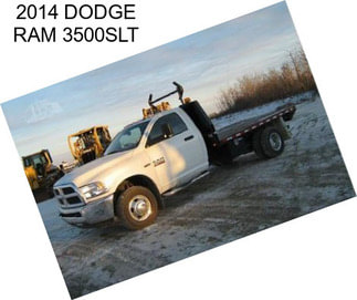 2014 DODGE RAM 3500SLT