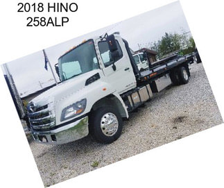 2018 HINO 258ALP