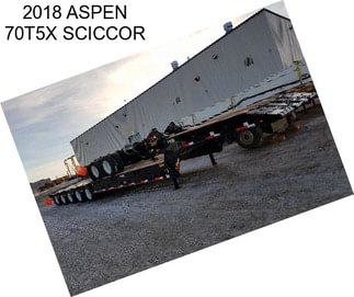 2018 ASPEN 70T5X SCICCOR