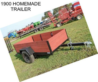 1900 HOMEMADE TRAILER