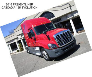 2016 FREIGHTLINER CASCADIA 125 EVOLUTION