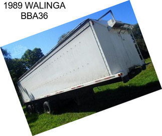 1989 WALINGA BBA36