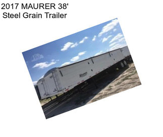 2017 MAURER 38\' Steel Grain Trailer