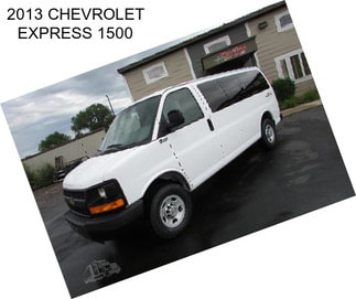 2013 CHEVROLET EXPRESS 1500