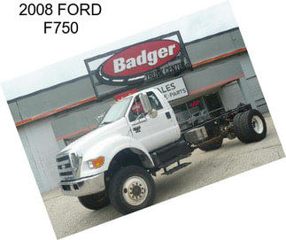 2008 FORD F750