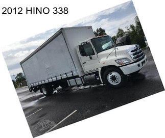 2012 HINO 338