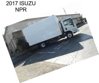 2017 ISUZU NPR