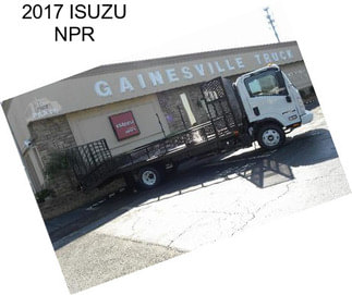 2017 ISUZU NPR