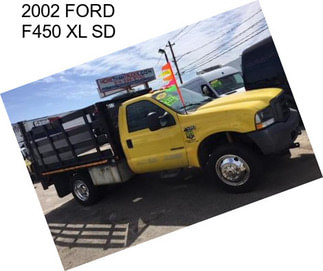 2002 FORD F450 XL SD