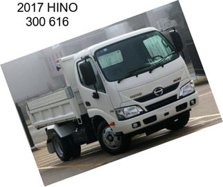 2017 HINO 300 616