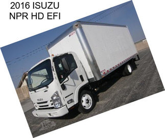 2016 ISUZU NPR HD EFI