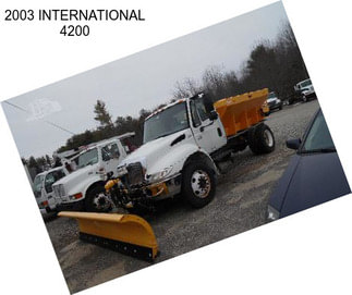 2003 INTERNATIONAL 4200