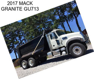 2017 MACK GRANITE GU713