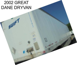 2002 GREAT DANE DRYVAN