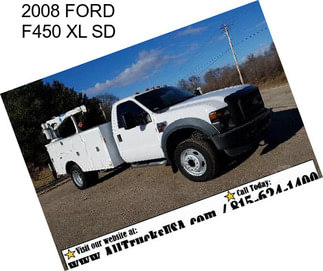 2008 FORD F450 XL SD