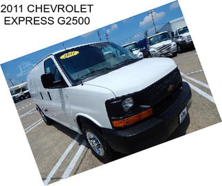 2011 CHEVROLET EXPRESS G2500