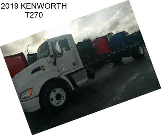 2019 KENWORTH T270