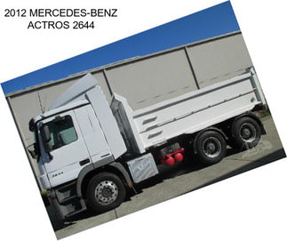 2012 MERCEDES-BENZ ACTROS 2644