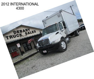 2012 INTERNATIONAL 4300