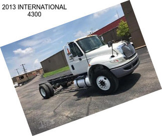 2013 INTERNATIONAL 4300