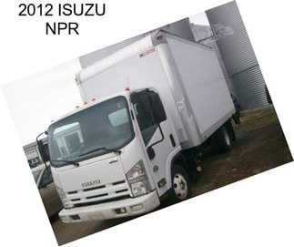 2012 ISUZU NPR