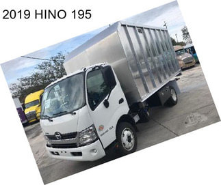 2019 HINO 195