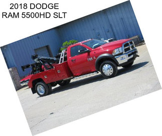 2018 DODGE RAM 5500HD SLT