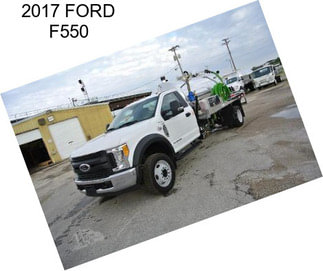 2017 FORD F550