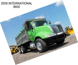 2009 INTERNATIONAL 8600