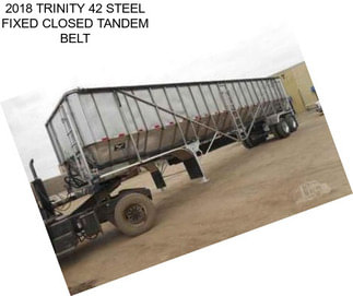 2018 TRINITY 42 STEEL FIXED CLOSED TANDEM BELT