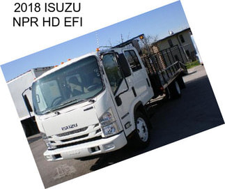 2018 ISUZU NPR HD EFI