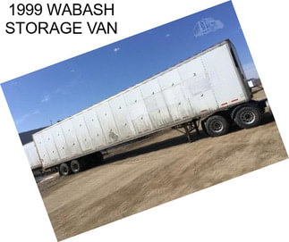 1999 WABASH STORAGE VAN