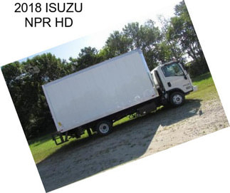 2018 ISUZU NPR HD