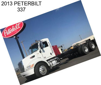 2013 PETERBILT 337