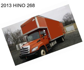 2013 HINO 268