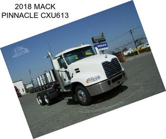 2018 MACK PINNACLE CXU613