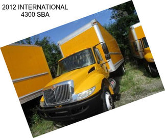 2012 INTERNATIONAL 4300 SBA