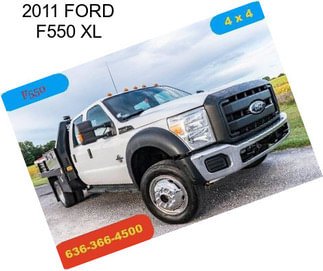 2011 FORD F550 XL