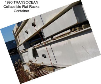 1990 TRANSOCEAN Collapsible Flat Racks Container