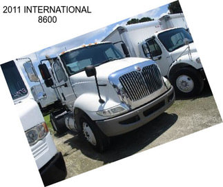 2011 INTERNATIONAL 8600