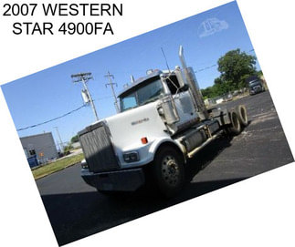 2007 WESTERN STAR 4900FA