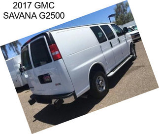 2017 GMC SAVANA G2500